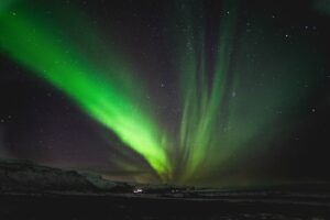 green light during night time